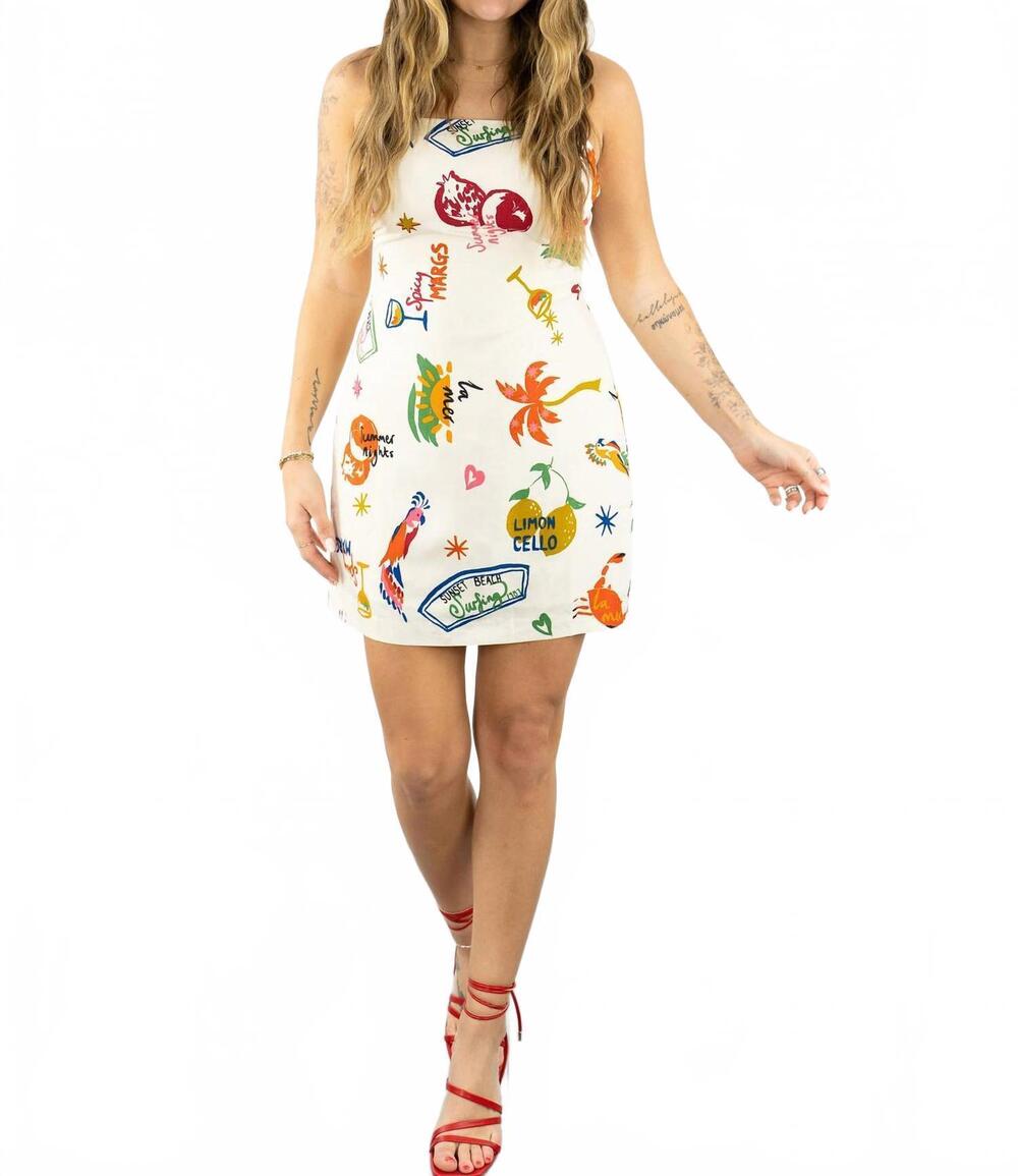 NEW ASTR valencia mini dress in white